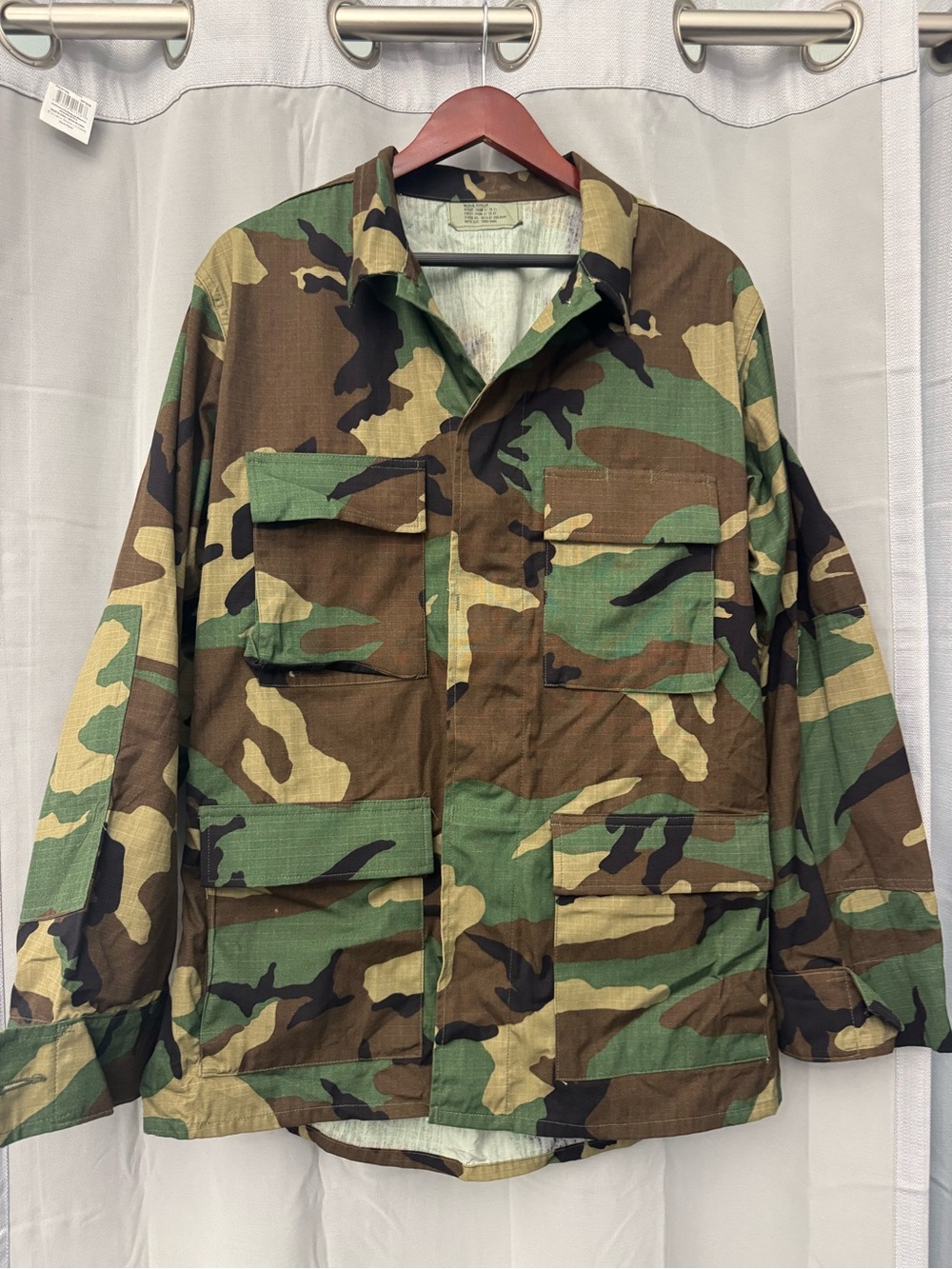 Camouflage Utility Field Jacket - Green Woodland Camo